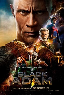 Black Adam movie poster