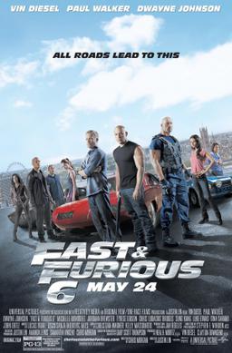 Fast & Furious 6 movie poster