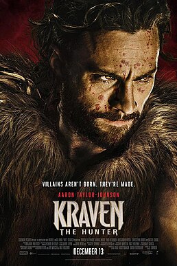 Kraven the Hunter movie poster