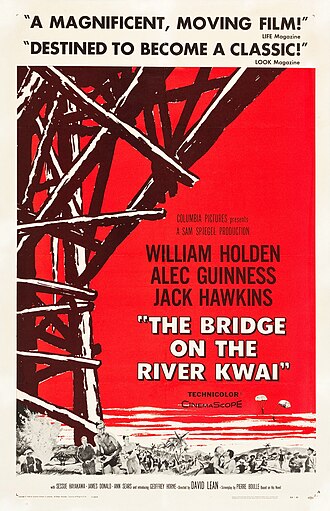 The Bridge on the River Kwai poster