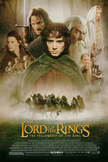 The Lord of the Rings: The Fellowship of the Ring movie poster