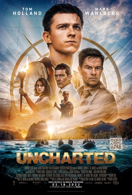 Uncharted movie poster